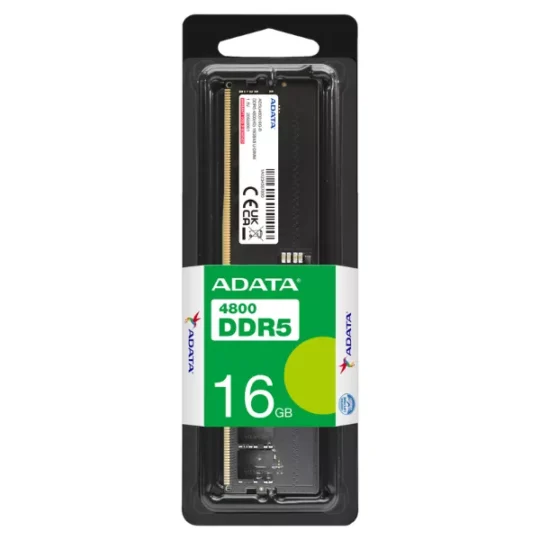 Adata 16GB (16GBx1) DDR5 4800MHz CL40 Desktop Ram Adata 16GB (16GBx1) DDR5 4800MHz CL40 Desktop Ram