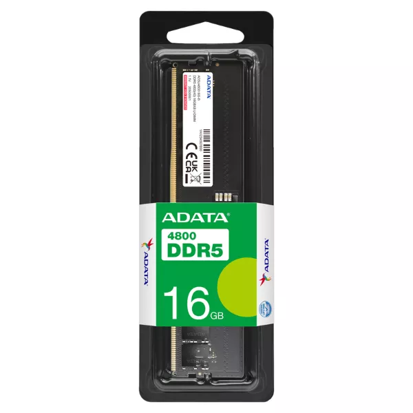 Adata 16GB (16GBx1) DDR5 4800MHz CL40 Desktop Ram Adata 16GB (16GBx1) DDR5 4800MHz CL40 Desktop Ram