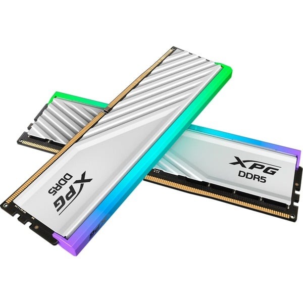 Adata XPG LANCER BLADE RGB 32GB (16GBx2) DDR5 6000MHz CL30 Desktop RAM (White) Adata XPG LANCER BLADE RGB 32GB (16GBx2) DDR5 6000MHz CL30 Desktop RAM (White)