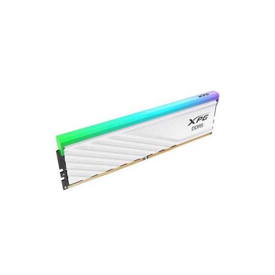 Adata XPG Lancer Blade RGB 16GB (16GBx1) DDR5 6000MHz CL48 Desktop Ram (White) Adata XPG Lancer Blade RGB 16GB (16GBx1) DDR5 6000MHz CL48 Desktop Ram (White)