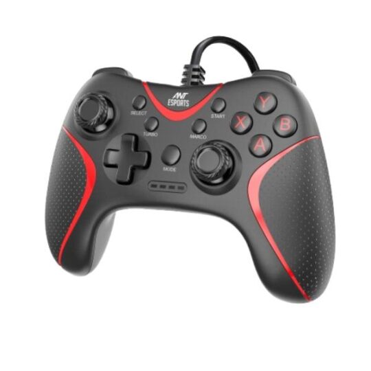 Ant Esports GPL200 Wired Joystick with Dual-Vibration Black Gaming pad