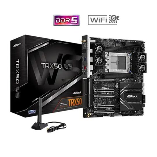 AsRock TRX50 WS Amd Ryzen 7000 Eatx DDR5 sTR5 Threadripper Motherboard AsRock TRX50 WS Amd Ryzen 7000 Eatx DDR5 sTR5 Threadripper Motherboard