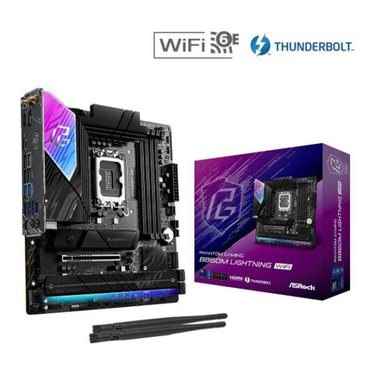 Asrock PHANTOM GAMING B860M Lightning WiFi Asrock PHANTOM GAMING B860M Lightning WiFi