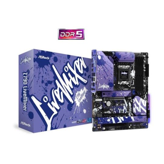 Asrock Z790 LiveMixer Intel Z790 ATX Motherboard Supports Intel 12th , 13th & 14th Gen Processors Asrock Z790 LiveMixer Intel Z790 ATX Motherboard Supports Intel 12th , 13th & 14th Gen Processors