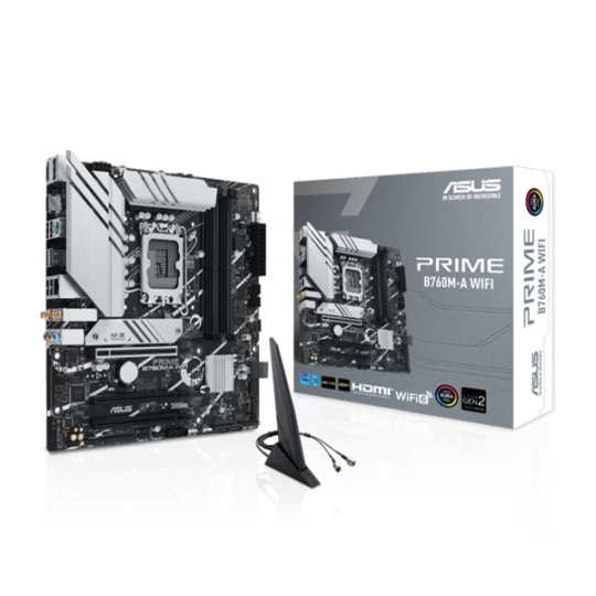 Asus Prime B760M-A WIFI Motherboard Supports Intel 12th, 13th & 14th Gen Processors