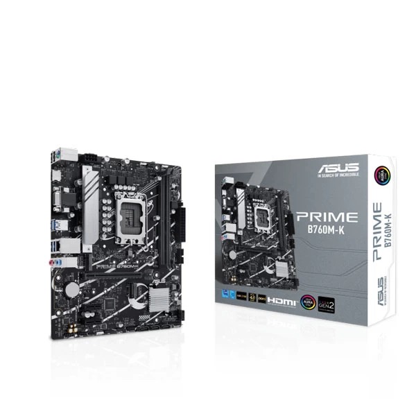 Asus Prime B760M-K DDR5 Motherboard Supports Intel 12th, 13th & 14th Gen Processors Asus Prime B760M-K DDR5 Motherboard Supports Intel 12th, 13th & 14th Gen Processors