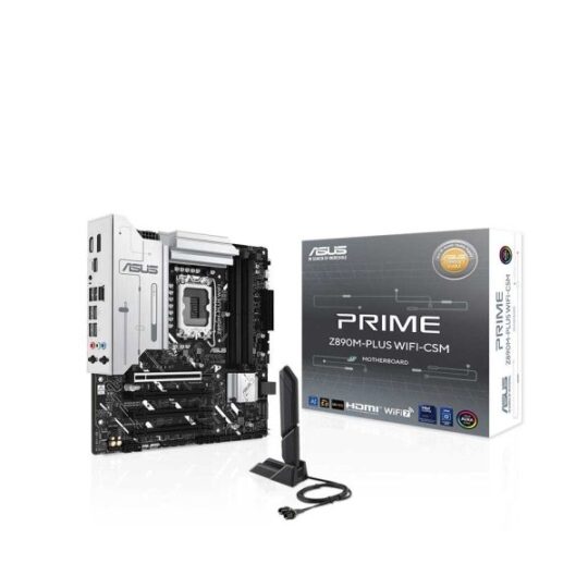 Asus Prime Z890M-Plus WiFi-CSM LGA1851 Micro ATX MotherboardCSM Asus Prime Z890M-Plus WiFi-CSM LGA1851 Micro ATX MotherboardCSM
