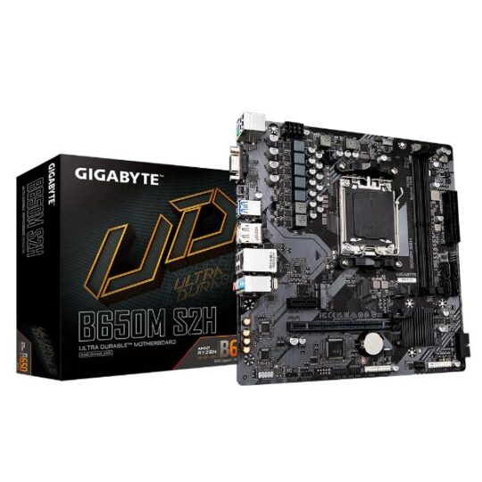 Gigabyte B650M S2H (rev. 1.0) mATX AM5 Motherboard Gigabyte B650M S2H (rev. 1.0) mATX AM5 Motherboard