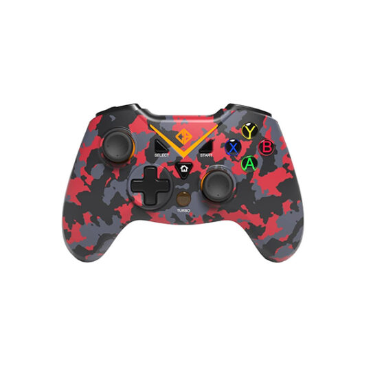Cosmic Byte C3070W Nebula 2.4G Wireless Gamepad – Camo Red