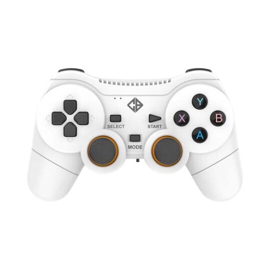 Cosmic Byte Nexus Wireless Controller for PC, AAA Removable Battery (White)