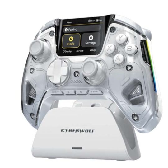 Cyberwolf Vision Alpha Gaming Wireless Controller with Screen