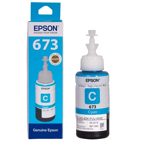 Epson T6735 70 ml Ink Bottle (Light Cyan) Epson T6735 70 ml Ink Bottle (Light Cyan)