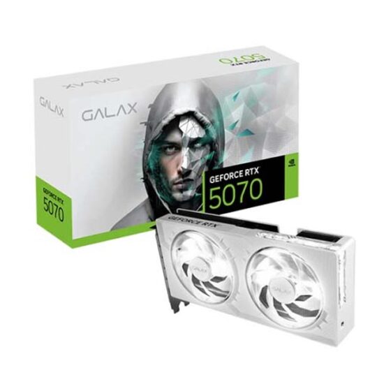 GALAX GeForce RTX 5070 1-Click OC 12GB GDDR7 192-bit White Graphic Card GALAX GeForce RTX 5070 1-Click OC 12GB GDDR7 192-bit White Graphic Card
