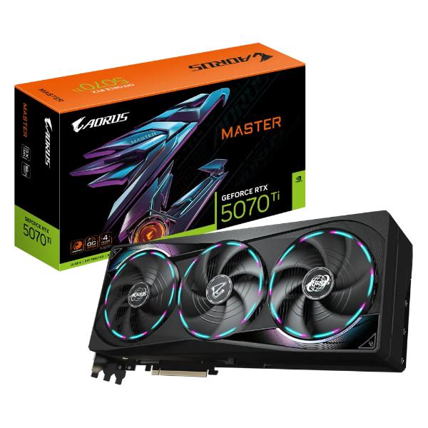 GIGABYTE Aorus RTX 5070 Ti Master 16GB Nvidia Graphic Card GIGABYTE Aorus RTX 5070 Ti Master 16GB Nvidia Graphic Card