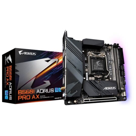 GIGABYTE B560I AORUS Pro AX (rev. 1.0) Intel Motherboard GIGABYTE B560I AORUS Pro AX (rev. 1.0) Intel Motherboard