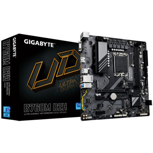 Gigabyte B760m D2h Ddr5 Motherboard Supports Intel 12th, 13th & 14th Gen Processors Gigabyte B760m D2h Ddr5 Motherboard Supports Intel 12th, 13th & 14th Gen Processors