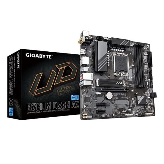 Gigabyte B760M Ds3h AX DDR5 Intel 13th and 12th Gen LGA 1700 M-ATX Motherboard Supports Intel 12th, 13th & 14th Gen Processors14 Gigabyte B760M Ds3h AX DDR5 Intel 13th and 12th Gen LGA 1700 M-ATX Motherboard Supports Intel 12th, 13th & 14th Gen Processors14