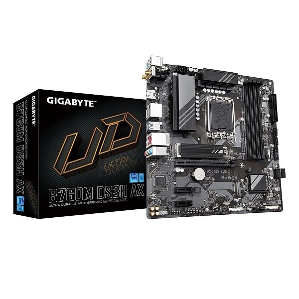 Gigabyte B760M Ds3h AX DDR5 Intel 13th and 12th Gen LGA 1700 M-ATX Motherboard Supports Intel 12th, 13th & 14th Gen Processors14 Gigabyte B760M Ds3h AX DDR5 Intel 13th and 12th Gen LGA 1700 M-ATX Motherboard Supports Intel 12th, 13th & 14th Gen Processors14