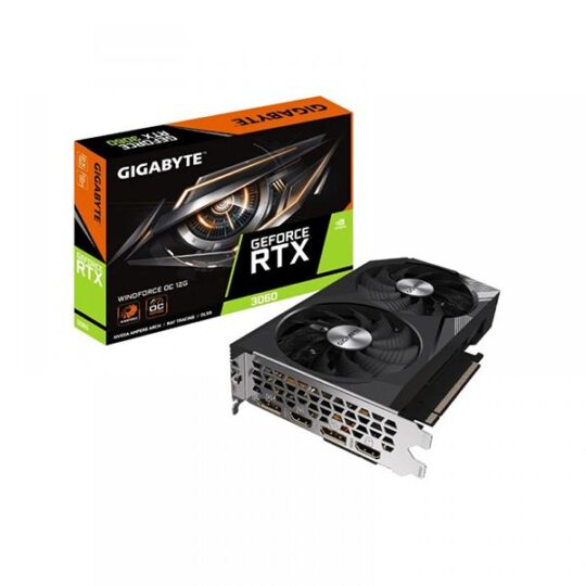 Gigabyte Rtx 3060 Windforce Oc 12gb Gddr6 Graphics Card Gigabyte Rtx 3060 Windforce Oc 12gb Gddr6 Graphics Card