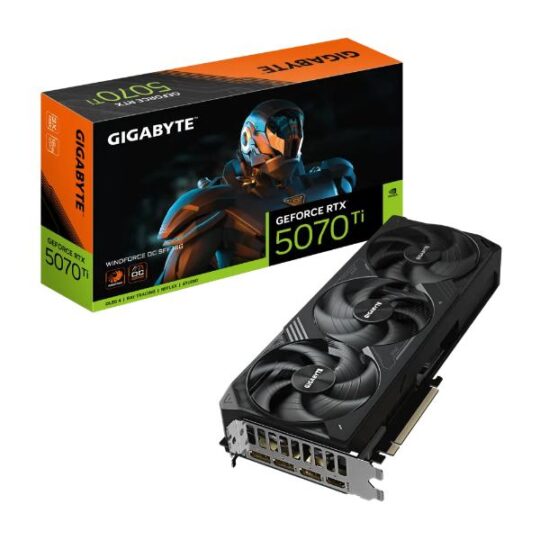 GIGABYTE RTX 5070 Ti SFF Windforce OC 16GB Nvidia Graphic Card GIGABYTE RTX 5070 Ti SFF Windforce OC 16GB Nvidia Graphic Card