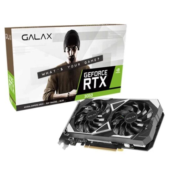 Galax RTX 3050 EX 6GB 1-Click OC Gaming Graphics Card Galax RTX 3050 EX 6GB 1-Click OC Gaming Graphics Card