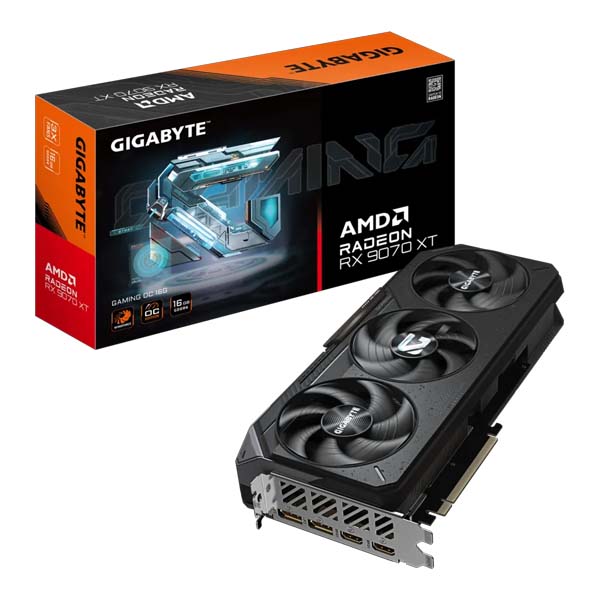 Gigabyte AMD Radeon RX 9070 XT GAMING OC 16GB GDDR6 Graphics Card Gigabyte AMD Radeon RX 9070 XT GAMING OC 16GB GDDR6 Graphics Card