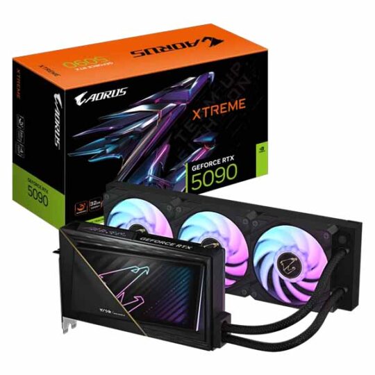 Gigabyte AORUS GeForce RTX 5090 Xtreme Waterforce 32GB GDDR7 Graphics Card Gigabyte AORUS GeForce RTX 5090 Xtreme Waterforce 32GB GDDR7 Graphics Card