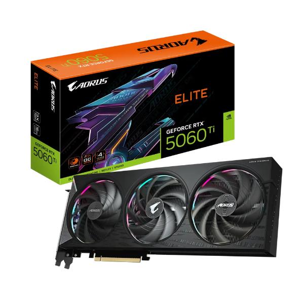 Gigabyte AORUS GeForce RTX 5060 Ti ELITE 16G Gigabyte AORUS GeForce RTX 5060 Ti ELITE 16G
