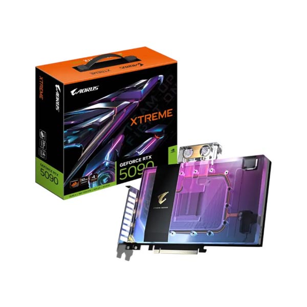 Gigabyte AORUS RTX 5090 Xtreme Waterforce WB 32Gb GDDR7 Graphics Card Gigabyte AORUS RTX 5090 Xtreme Waterforce WB 32Gb GDDR7 Graphics Card