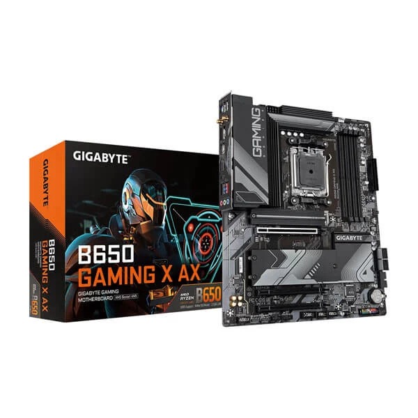 Gigabyte B650 Gaming X AX V2 (Wi-Fi) AMD AM5 DDR5 ATX (rev. 1.x) Motherboard Gigabyte B650 Gaming X AX V2 (Wi-Fi) AMD AM5 DDR5 ATX (rev. 1.x) Motherboard