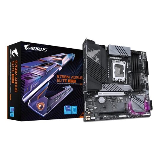 Gigabyte B760M AORUS ELITE GEN5 LGA1700 Motherboard Gigabyte B760M AORUS ELITE GEN5 LGA1700 Motherboard