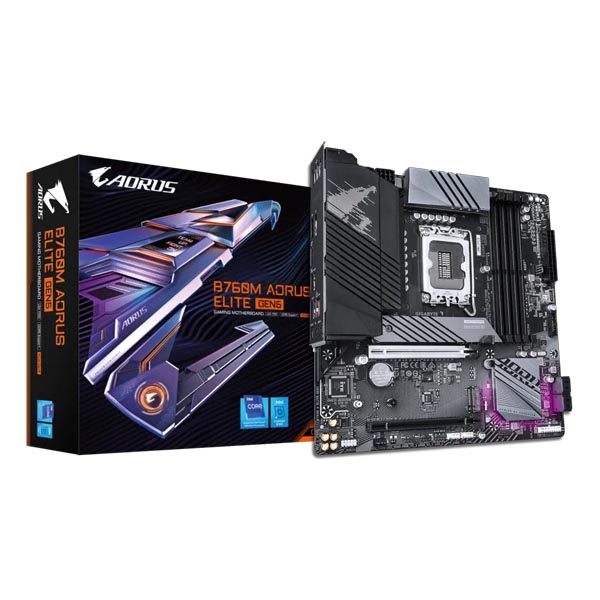 Gigabyte B760M AORUS ELITE GEN5 LGA1700 Motherboard Gigabyte B760M AORUS ELITE GEN5 LGA1700 Motherboard