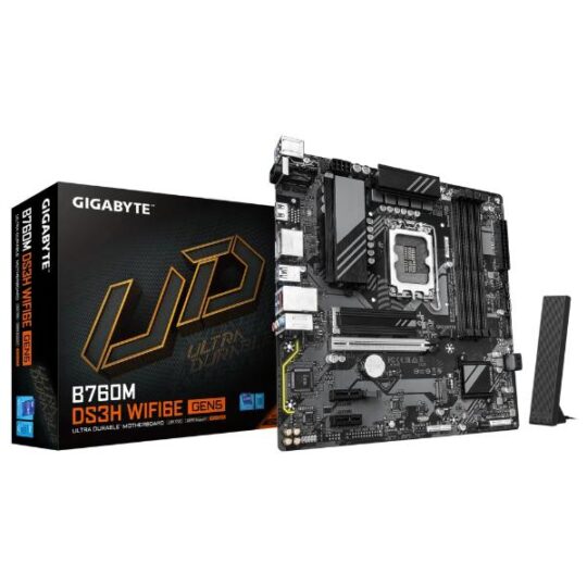 Gigabyte B760M DS3H WIFI6E GEN5 Motherboard Gigabyte B760M DS3H WIFI6E GEN5 Motherboard
