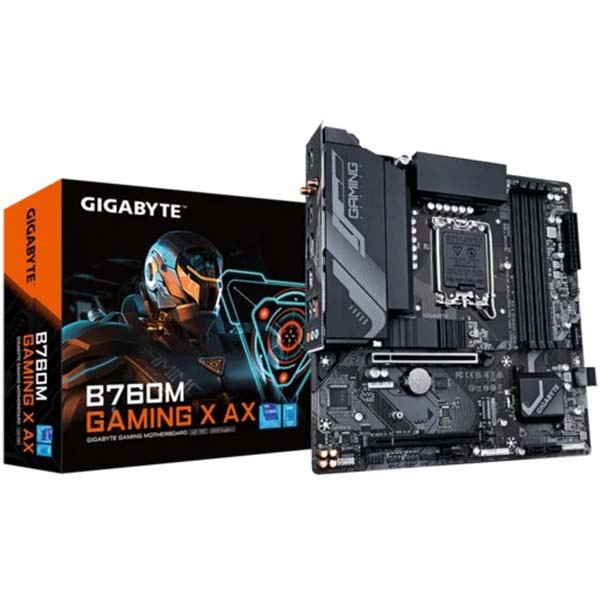 Gigabyte B760M Gaming X AX Intel Motherboard Supports Intel 12th, 13th & 14th Gen Processors Gigabyte B760M Gaming X AX Intel Motherboard Supports Intel 12th, 13th & 14th Gen Processors