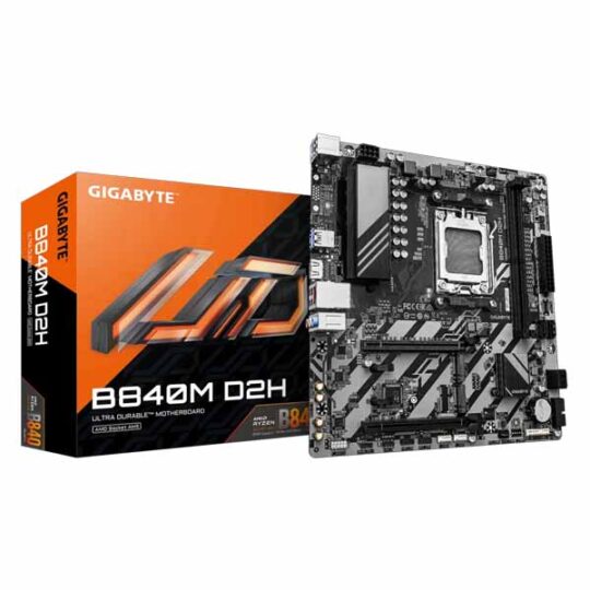 Gigabyte B840M D2H AMD AM5 M-ATX Motherboard Gigabyte B840M D2H AMD AM5 M-ATX Motherboard