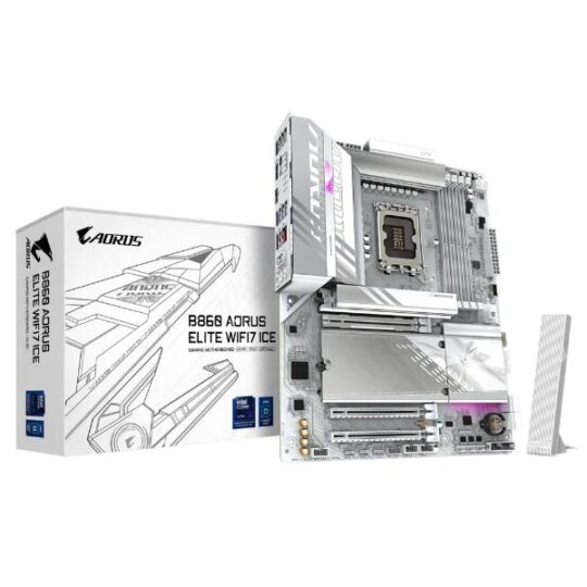 Gigabyte B860 AORUS ELITE WIFI7 ICE ATX Motherboard Gigabyte B860 AORUS ELITE WIFI7 ICE ATX Motherboard