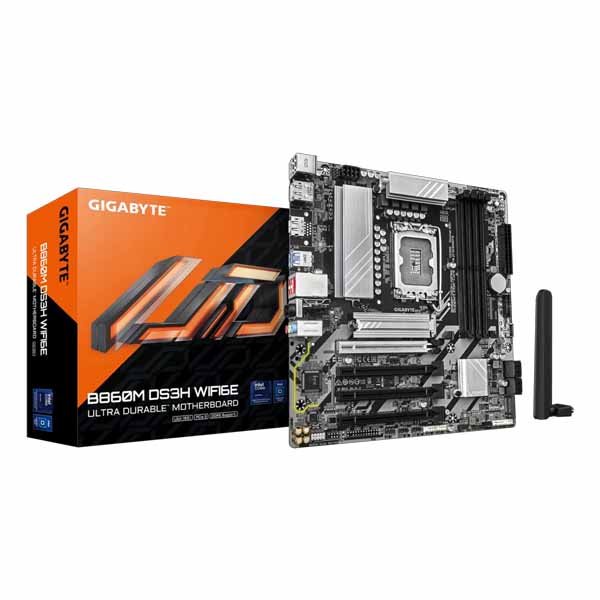 Gigabyte B860M DS3H WIFI6E LGA 1851 Micro-ATX Motherboard Gigabyte B860M DS3H WIFI6E LGA 1851 Micro-ATX Motherboard