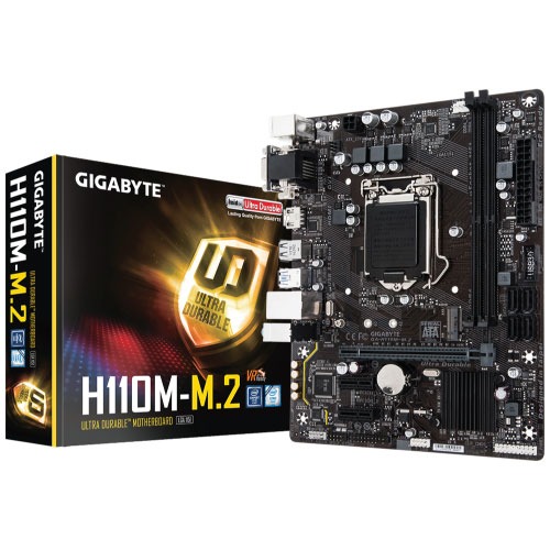 Gigabyte GA-H110M M.2 Intel M-ATX Motherboard Gigabyte GA-H110M M.2 Intel M-ATX Motherboard