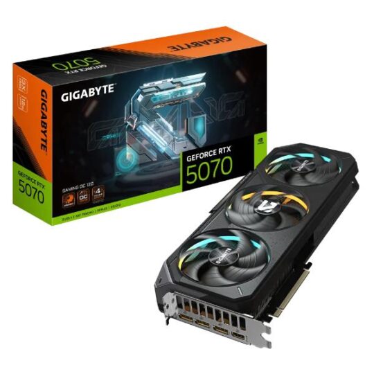 Gigabyte GeForce RTX 5070 GAMING OC 12G Graphics Card Gigabyte GeForce RTX 5070 GAMING OC 12G Graphics Card