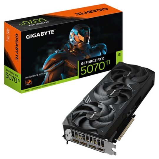 Gigabyte GeForce RTX 5070 Ti WINDFORCE SFF Graphics Card Gigabyte GeForce RTX 5070 Ti WINDFORCE SFF Graphics Card