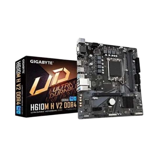 Gigabyte H610M H V2 (rev. 1.0) DDR5 Motherboard Supports Intel 12th, 13th & 14th Gen Processors Gigabyte H610M H V2 (rev. 1.0) DDR5 Motherboard Supports Intel 12th, 13th & 14th Gen Processors