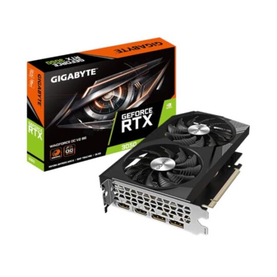 Gigabyte RTX 3050 Windforce OC V2 8GB Gaming Graphics Card Gigabyte RTX 3050 Windforce OC V2 8GB Gaming Graphics Card