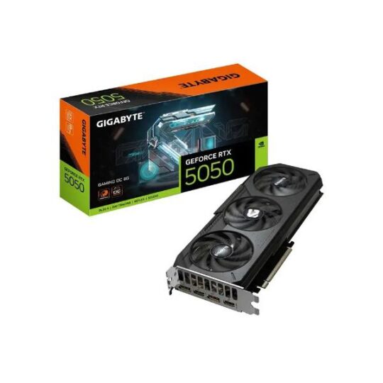 Gigabyte RTX 5050 Gaming OC 8GB GDDR6 Graphics Card Gigabyte RTX 5050 Gaming OC 8GB GDDR6 Graphics Card