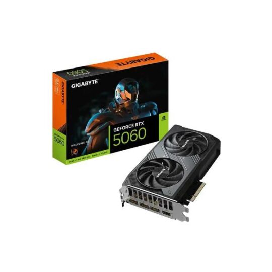 Gigabyte RTX 5060 Windforce 8Gb GDDR7 Graphics Card Gigabyte RTX 5060 Windforce 8Gb GDDR7 Graphics Card
