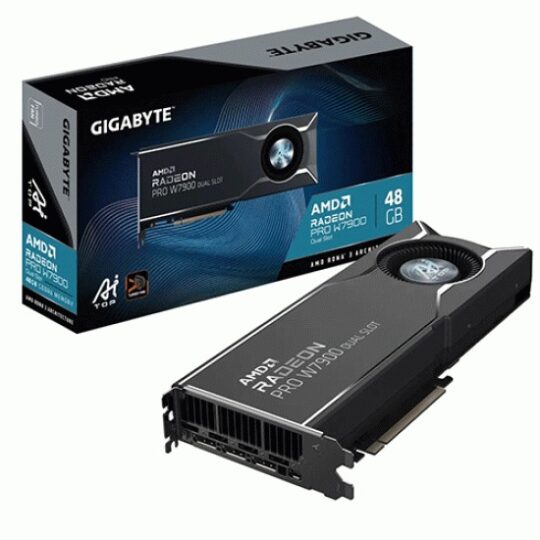Gigabyte Radeon PRO W7900 Dual Slot AI TOP 48G Graphic Card (W7900 AI TOP 48G)