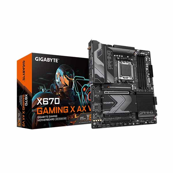 Gigabyte X670 GAMING X AX V2 (rev. 1.0) AM5 ATX Motherboard Gigabyte X670 GAMING X AX V2 (rev. 1.0) AM5 ATX Motherboard