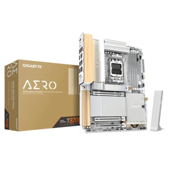 Gigabyte X870E AERO X3D WOOD Motherboard Gigabyte X870E AERO X3D WOOD Motherboard