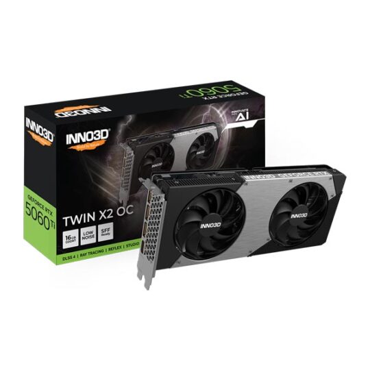 INNO3D GeForce RTX 5060 Ti 16GB TWIN X2 OC Graphics Card INNO3D GeForce RTX 5060 Ti 16GB TWIN X2 OC Graphics Card