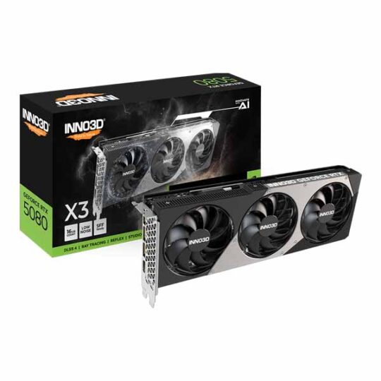 INNO3D GeForce RTX 5080 X3 16gb GDDR7 Graphics Card INNO3D GeForce RTX 5080 X3 16gb GDDR7 Graphics Card