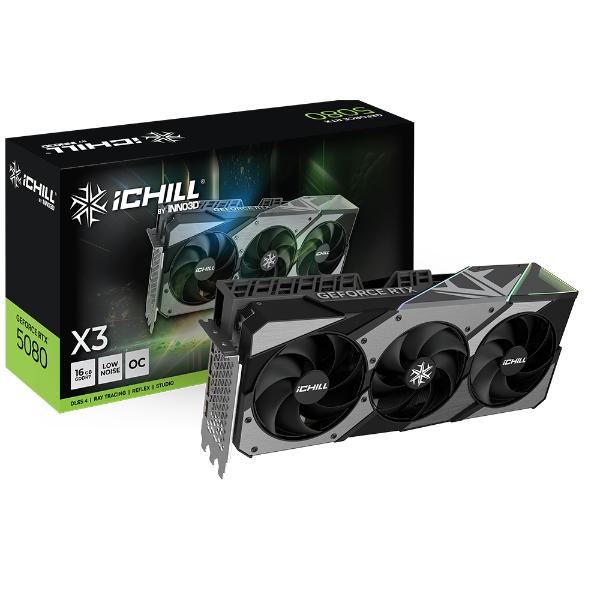 INNO3D GeForce RTX 5080 iCHILL X3 16GB Graphic card INNO3D GeForce RTX 5080 iCHILL X3 16GB Graphic card